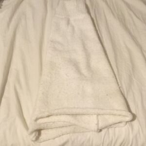 Cozy White Knit Scarf